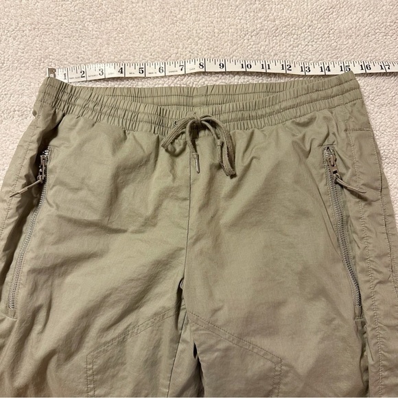 Stella McCartney x Adidas Khaki Tan Snap Up Cropped Pants - Picture 6 of 13